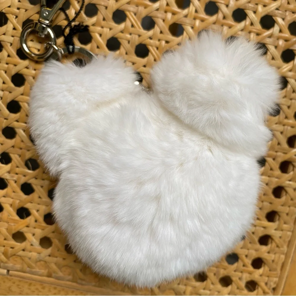 Karl Lagerfeld Choupette Collection Keychain White Plush